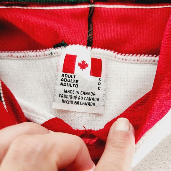 CCM Minnesota Wild Hockey Jersey Adult Sz S Patches Green Red White Vtg Official - Picture 4 of 13